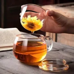 Tee-Ei aus Glas – 350 ml Trinkgeschirr für das Home Office