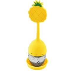 Tee-Ei aus Silikon – Kaffee-Gewürzsieb aus Edelstahl