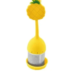 Tee-Ei aus Silikon – Kaffee-Gewürzsieb aus Edelstahl