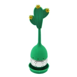 Tee-Ei aus Silikon – Kaffee-Gewürzsieb aus Edelstahl