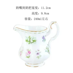 Teegeschirr-Set „Blume des Monats“ – Elegantes Trinkgeschirr für Zuhause und die Küche