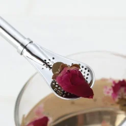 Teehalme aus Edelstahl – wiederverwendbare, umweltfreundliche Teelöffel