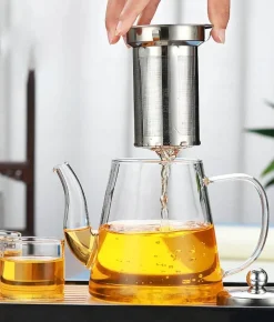 Teekanne aus Glas – Oolong-Kräutertee-Kaffeemaschine