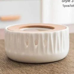 Teekannen-Kerzenwärmer aus Keramik – tragbares Mini-Design