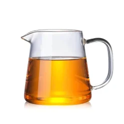 Teekannen-Set aus Glas – hitzebeständiges Puer-Teesieb