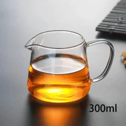 Teekannen-Set aus Glas – hitzebeständiges Puer-Teesieb