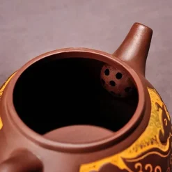 Teekannen-Set aus Yixing-Bronze – Antiker lila Schlamm, 300 ml, 550 ml