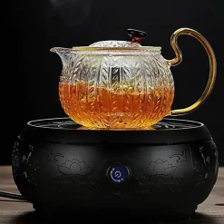 Teekannen-Sieb aus Glas – japanische Gaiwan-Puer-Teekanne
