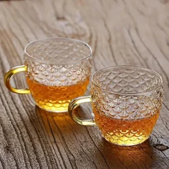 Teekannen-Sieb aus Glas – japanische Gaiwan-Puer-Teekanne