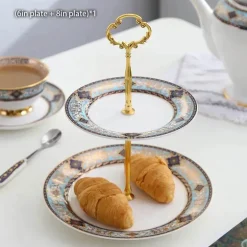 Teeservice aus Bone China – Elegantes europäisches Porzellan-Teegeschirr