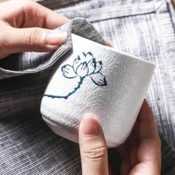 Teetassen-Set aus grober Keramik – 250 ml Kaffeetassen