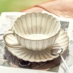 Teetassen-Set aus Keramik – Stilvolles Kaffee- und Zitronenteegeschirr