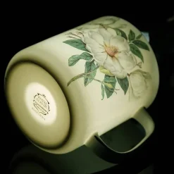 Teetassen-Set aus Porzellan mit Deckel und Löffel