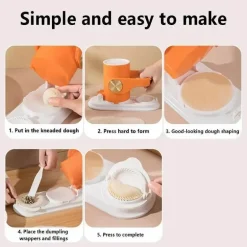 Teigpresse-Knödelformer-Set – Küchenwerkzeug mit Doppelfunktion