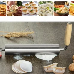 Teigroller aus Edelstahl – einfaches Backwerkzeug für Hobbyköche