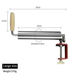 Teigroller aus Edelstahl – einfaches Backwerkzeug für Hobbyköche