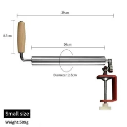 Teigroller aus Edelstahl – einfaches Backwerkzeug für Hobbyköche
