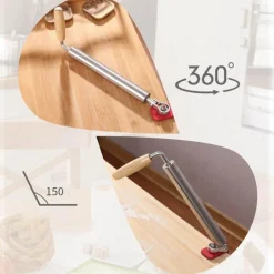 Teigroller aus Edelstahl – einfaches Backwerkzeug für Hobbyköche