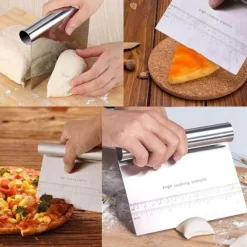 Teigschneider aus Edelstahl – unverzichtbares Backwerkzeug für Pizza und Gebäck