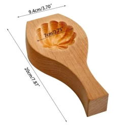 Teigtaschenformer aus Holz – Mondförmige Form für selbstgemachte Teigtaschen