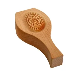 Teigtaschenformer aus Holz – Mondförmige Form für selbstgemachte Teigtaschen