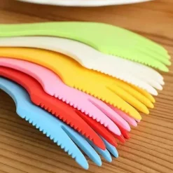 6-teiliges Outdoor-Göffel-Set – Camping-Utensilien für Wanderungen und Picknicks