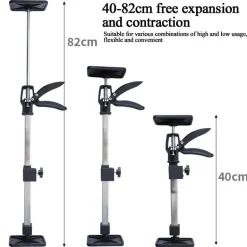 Telescopic Stainless Steel Support Rod - Adjustable Heavy-Duty Rod