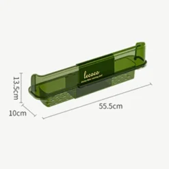 Teleskop-Aufbewahrungsregal für die Küchenspüle – spritzwassergeschützter Organizer