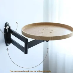 Teleskop-Couchtisch zur Wandmontage – platzsparender Mini-Tisch