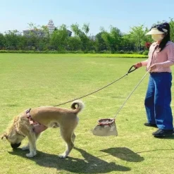 Teleskop-Haustierkotschaufel - Werkzeug zur Kotschaufel für den Außenbereich