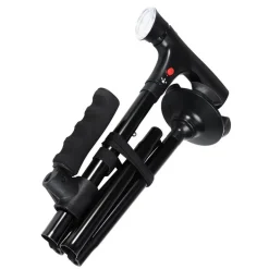 Teleskop-LED-Gehstock - Sicherheitsalarmstock