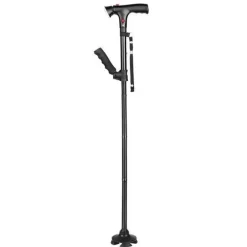 Teleskop-LED-Gehstock - Sicherheitsalarmstock