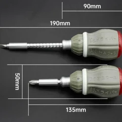 Teleskop-Magnetschraubendreher-Set – Tragbares Werkzeug mit einstellbarer Länge