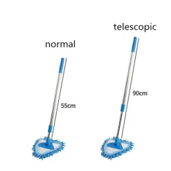 Teleskop-Mopp aus Edelstahl – rotierendes Reinigungswerkzeug