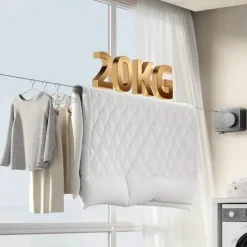 Teleskop-Wäscheleine – Platzsparende Wäschelösung