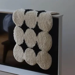 Teppich mit Kreismuster – dekorativer Akzent für Ihr Zuhause