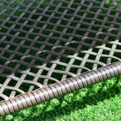 Terrassen-Sitzgruppen-Set für den Außenbereich – 4-teilige Gartenmöbel mit Kissen