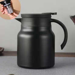 Thermal Wave Elegante Teekanne aus Edelstahl