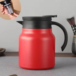 Thermal Wave Elegante Teekanne aus Edelstahl