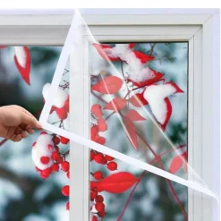 Thermo-Fenster-Isolierfolie – selbstklebende, wärmereflektierende Abdeckung