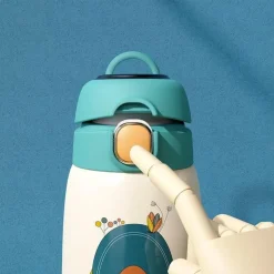Thermosflasche für Kinder – Cartoon-Wasserflasche mit Temperaturanzeige