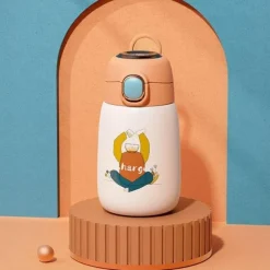 Thermosflasche für Kinder – Cartoon-Wasserflasche mit Temperaturanzeige