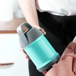 Thermoskanne aus Edelstahl für doppelte Mittagessen