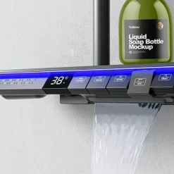 Thermostatisches digitales Regenduschsystem - Spa-Therapie-Set