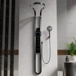 Thermostatisches LED-Wasserfall-Duschset – Nordic Rain Shower System