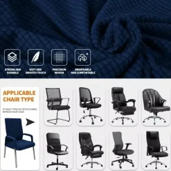 Thickened Jacquard Chair Cover – Stretchable Office Computer Chair