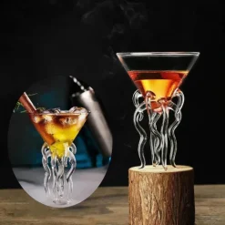 Thorn Fish Kelch - Einzigartiges Cocktail-Weinglas für elegante Partys