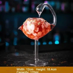 Thorn Fish Kelch - Einzigartiges Cocktail-Weinglas für elegante Partys