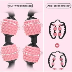 Tiefengewebe-Schaumstoffrolle – 360-Grad-Massagerolle zur Muskelregeneration