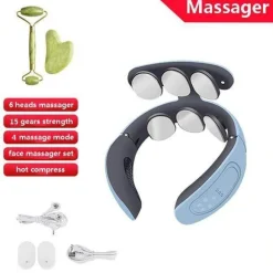 Tiefenmassagegerät für Nacken und Schultern – 6-köpfiges Schmerzlinderungsgerät